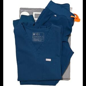 Figs Deep Reef XS Set Zamora Pant Catarina Top